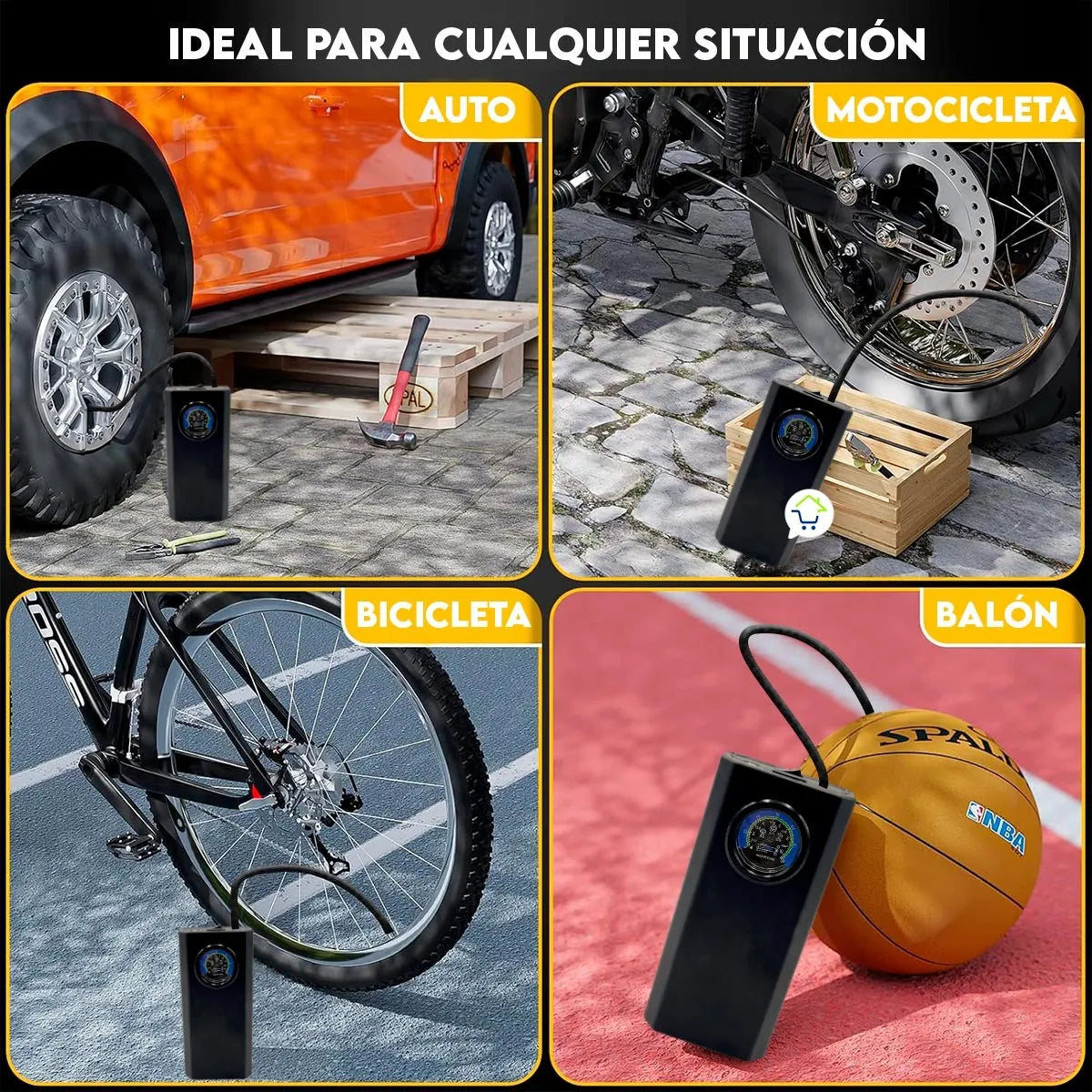 COMPRESOR DE AIRE PARA LLANTAS