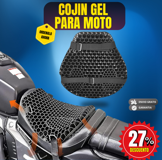Cojin gel para moto