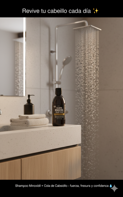 KIt shampoo minoxidil + aceite batana