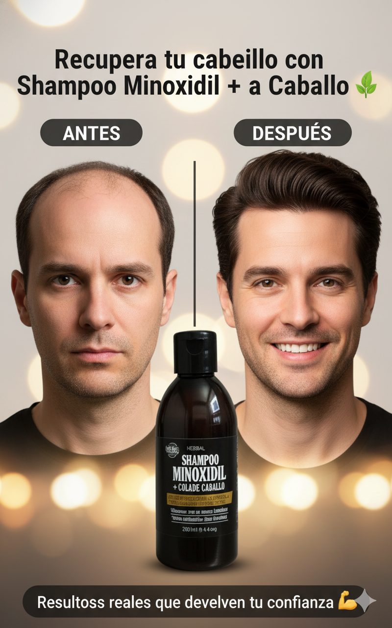 KIt shampoo minoxidil + aceite batana