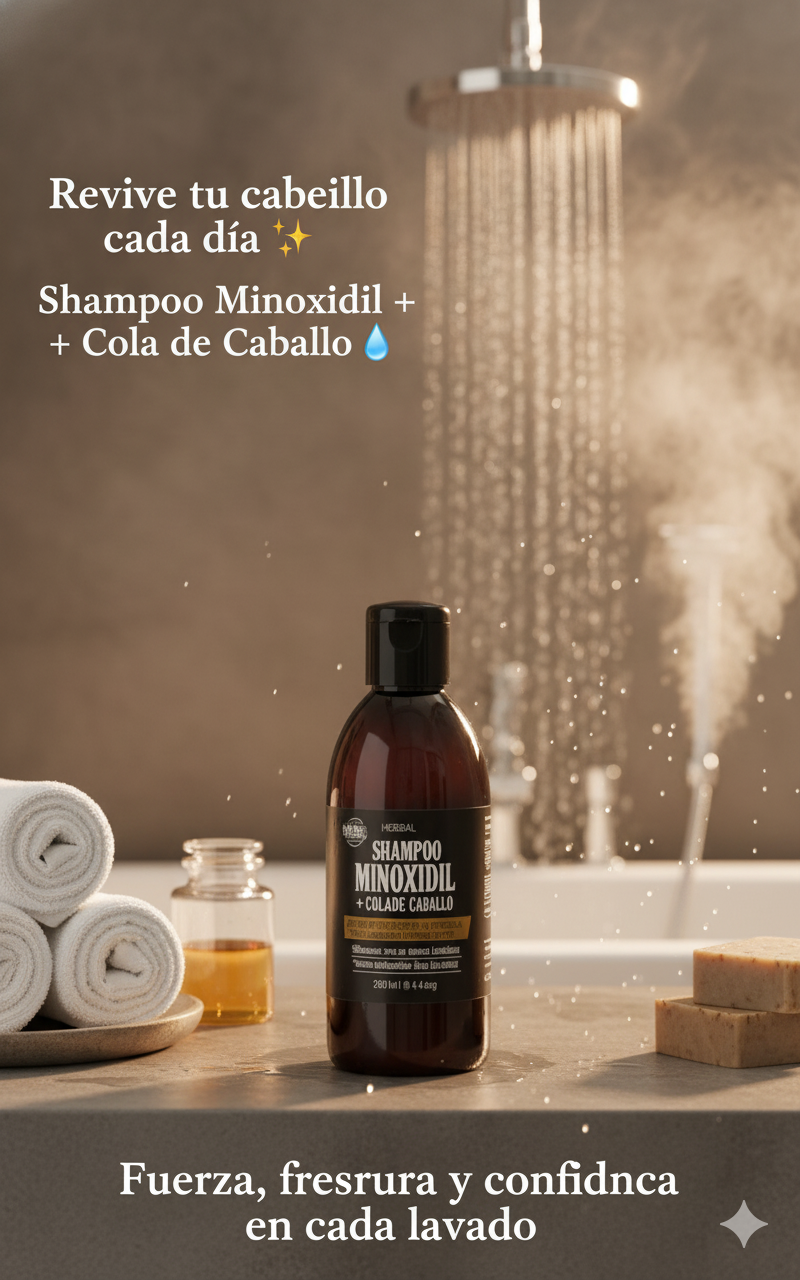 KIt shampoo minoxidil + aceite batana