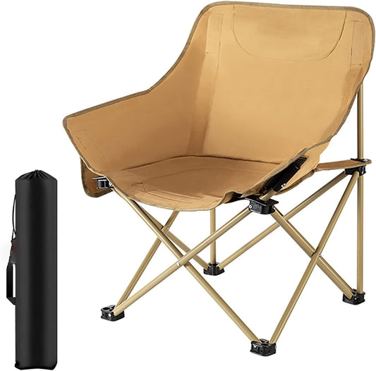 Silla Dorada de Camping Plegable