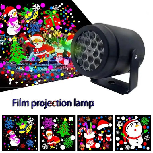 Proyector de Nieve Navideño Mágico