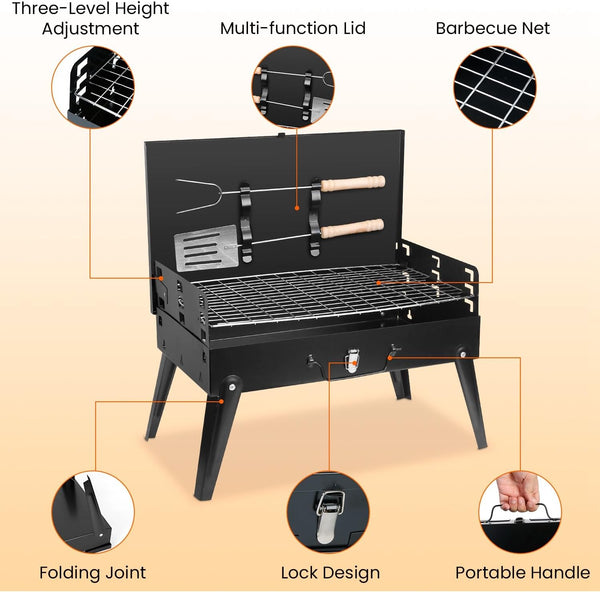 Parrilla Portátil Plegable BBQ