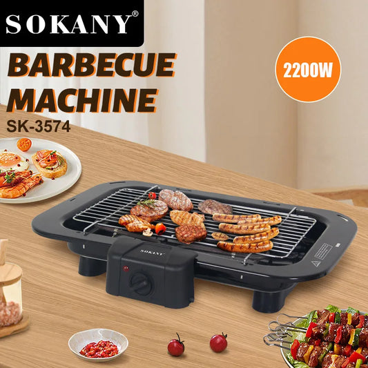 Parrilla Eléctrica Sin Humo sokany